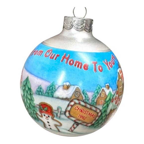 Set Of 4 Vintage Christmas Ornaments Our Home to Yours Housewarming Gift Boxes - Picture 2 of 9